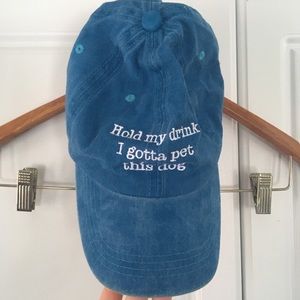 Hold My Drink I Gotta Pet This Dog dad hat